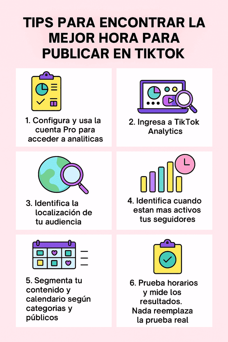 Mejores horas para publicar en TikTok en 2025 – Relevant